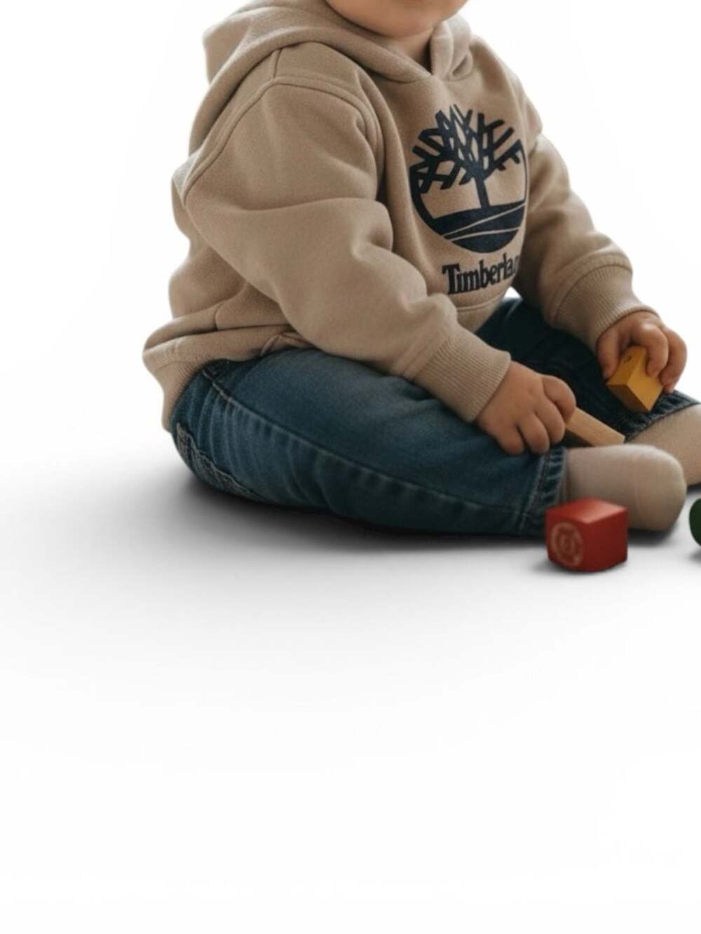 Timberland Toddler Wheat Tree Logo Pullover Hoodie